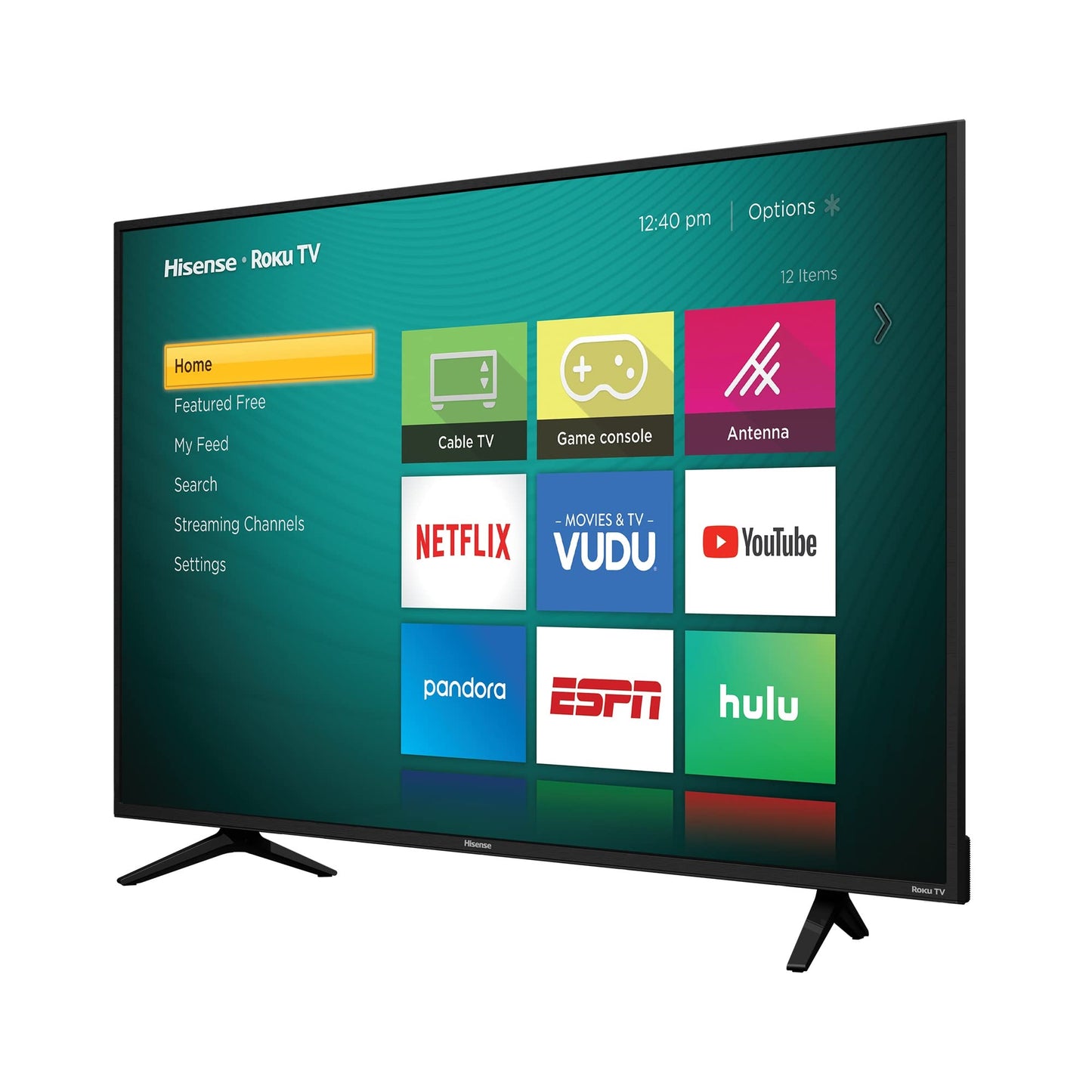 Hisense 65-Inch Class R6 Series 4K UHD Smart Roku TV with Alexa Compatibility, Dolby Vision HDR, DTS Studio Sound, Game Mode (65R6G),Black