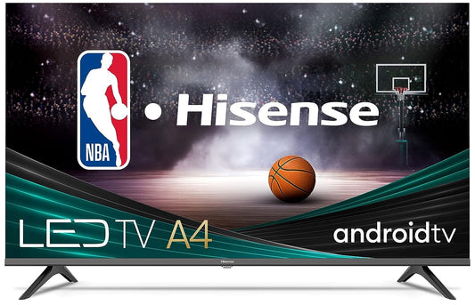 Hisense 32" A4 Series HD Smart Android TV – DTS Virtual X, Game/Sports Modes, Chromecast & Alexa (2022)