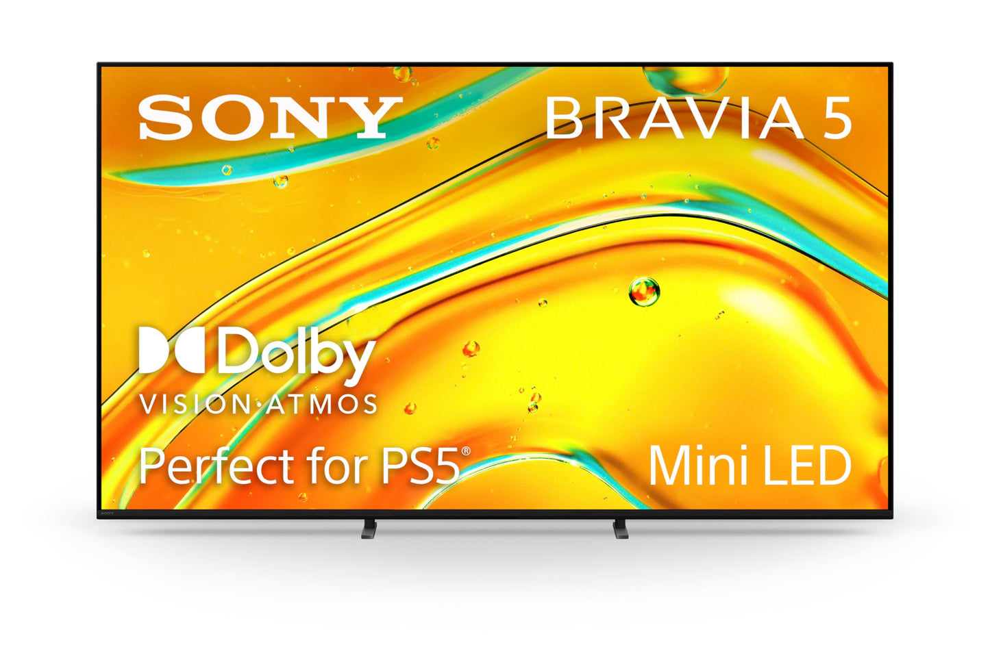 Sony BRAVIA 5 65 Inch TV, Mini LED, 4K Smart Google TV, XR Processor with AI Technology,120hz Television with Dolby Vision/Atmos, Exclusive Features for PlayStation®5, K-65XR50, 2025 Model