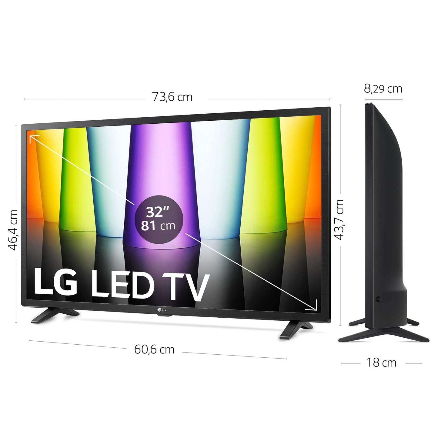 LG 32" FHD Smart TV w/ WiFi & LED Display | WebOS
