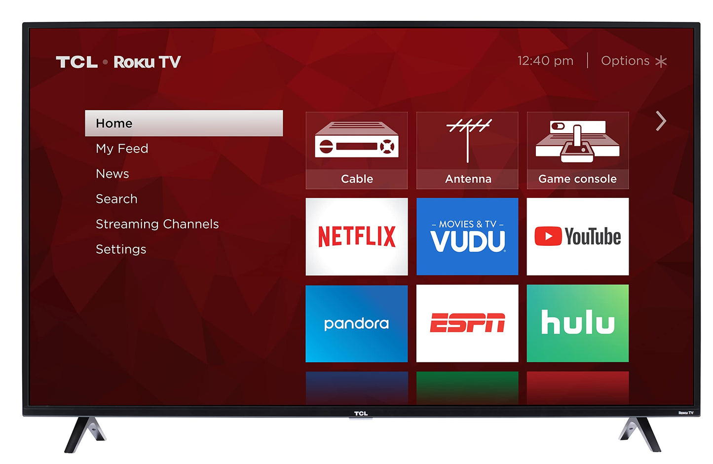 TCL 55" 4K UHD Smart TV | Roku, HDR, 4-Series
