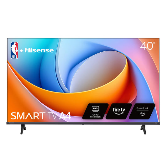Hisense 40" A4 FHD Smart Fire TV: DTS Virtual:X, Slim Bezel, Alexa, 2025 Model
