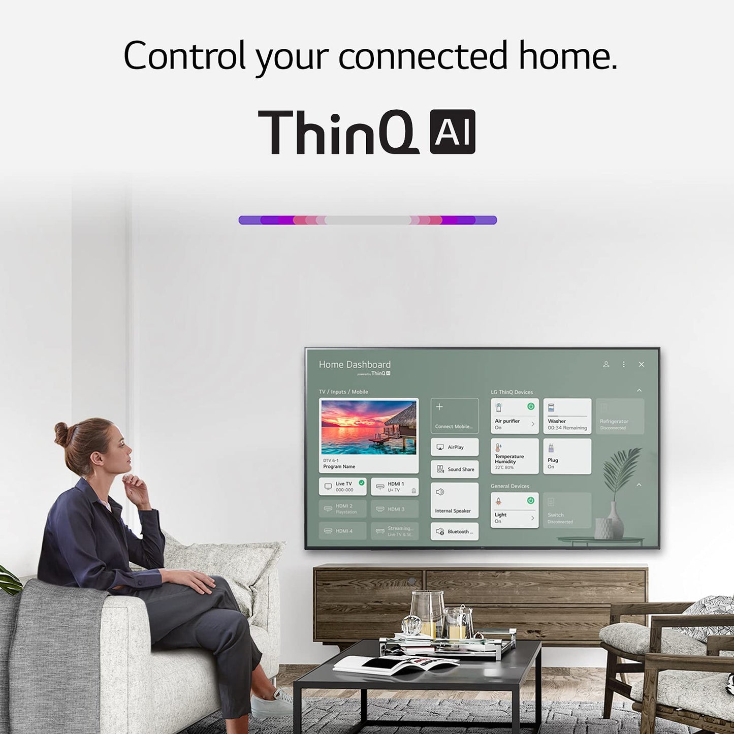 LG 65" UP8000 4K Smart TV w/ Alexa & Game Optimizer (2021)