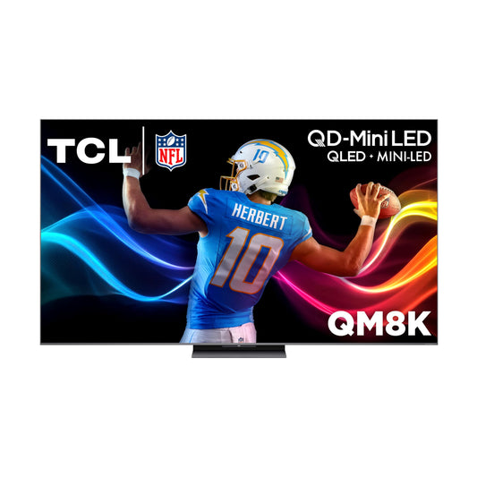 TCL 75" QM8K QD-Mini LED 4K TV | 144Hz, 288Hz VRR, Google TV (2025)