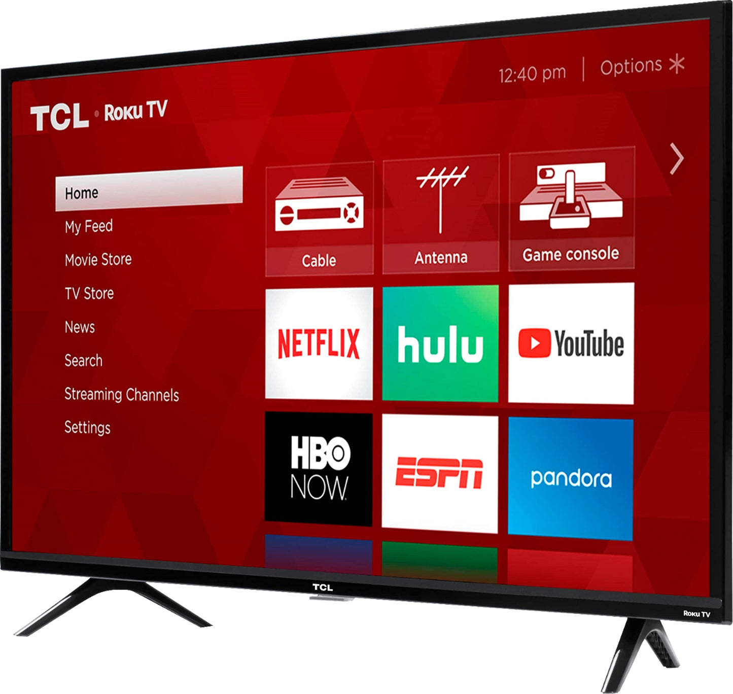TCL 40" 1080p Smart TV | Roku Built-in, 2019 Model
