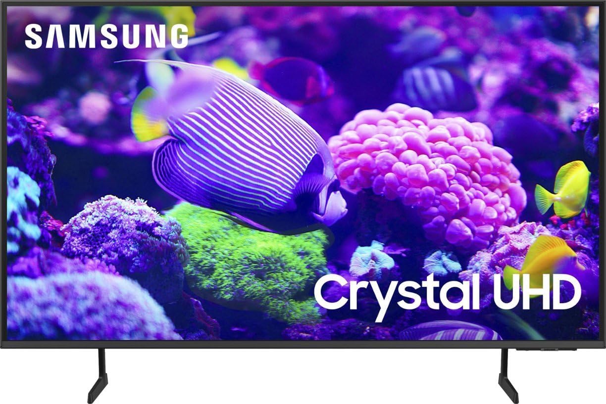 Samsung 65" DU7200 Crystal UHD 4K Smart TV – HDR, OTS Lite, PurColor, Motion Xcelerator & Q-Symphony (2024)