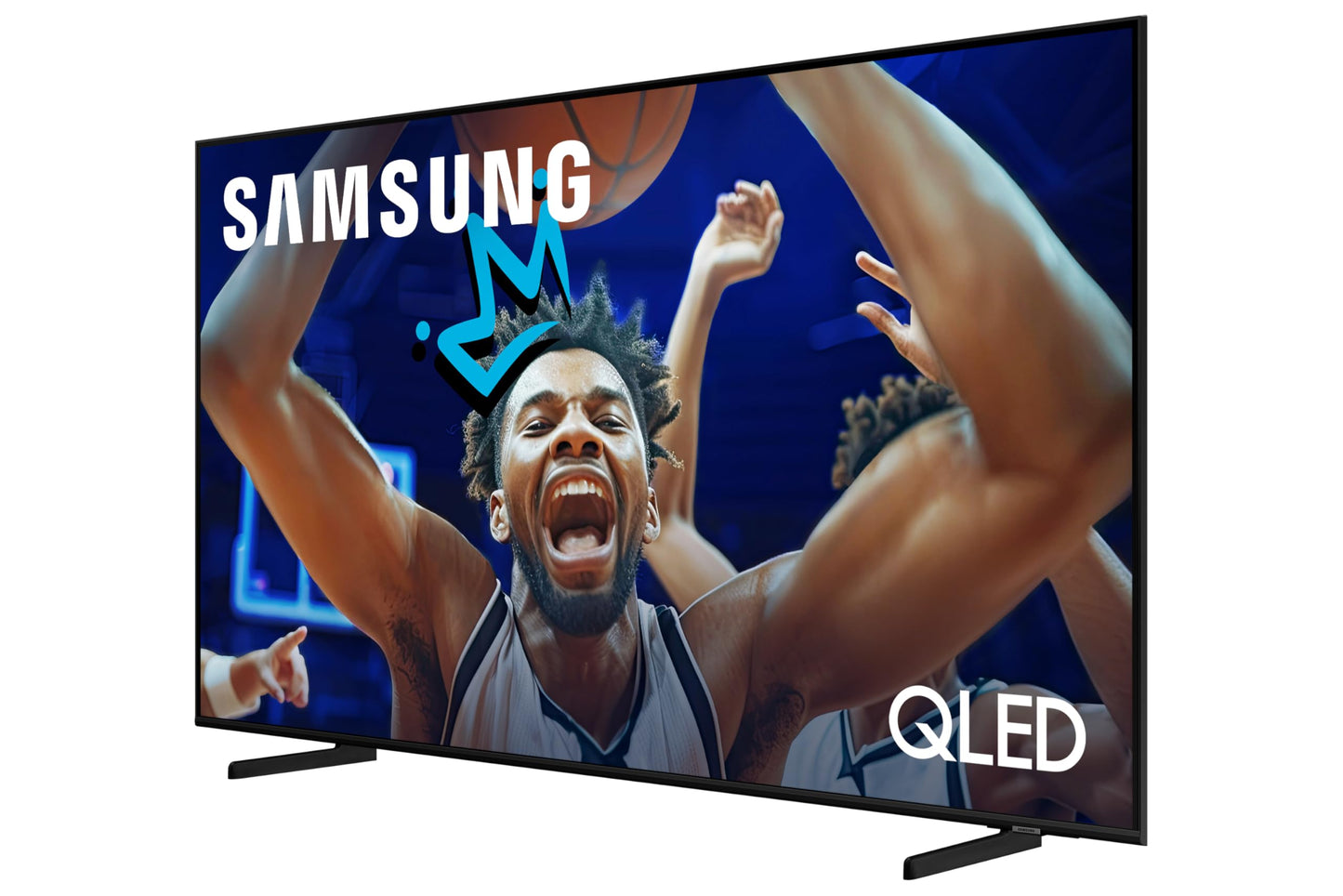 Samsung QN43Q60DAFXZA 43 Inch Q60D QLED 4K Smart TV with Quantum HDR with a Walts TV Large/Extra Large Full Motion Mount for 43-90 Inch Compatible TV's and Walts HDTV Screen Cleaner Kit (2024)
