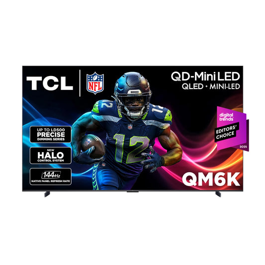 TCL 98" QM6K QD-Mini LED 4K TV | 144Hz, Onkyo Audio, Google TV