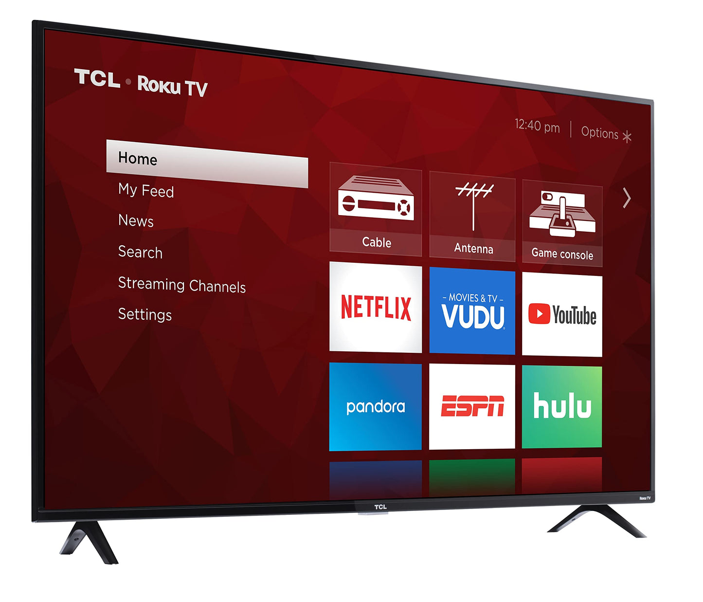 TCL 55" 4K UHD Smart TV | Roku, HDR, 4-Series