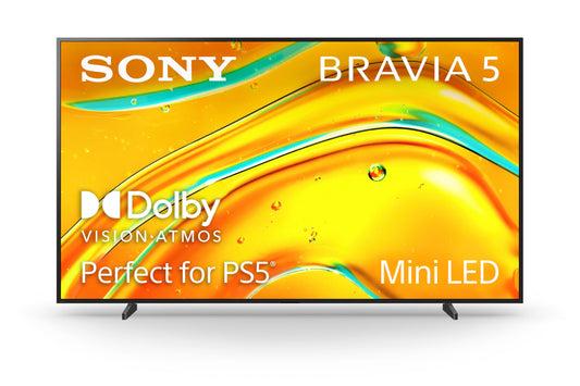 Sony BRAVIA 5 98" Mini LED 4K Smart Google TV – XR Processor, Dolby Vision/Atmos & PS5 Features (2025)