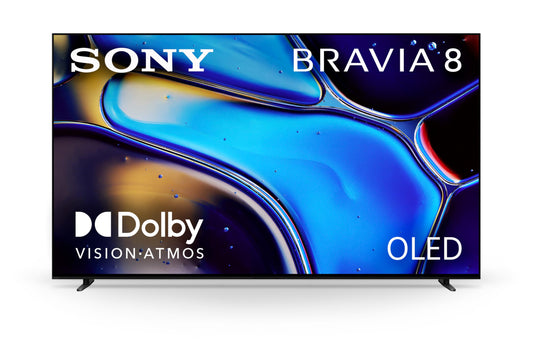Sony 55" OLED 4K BRAVIA 8 Smart Google TV – Dolby Vision HDR & PS5 Exclusive Features (K-55XR80)