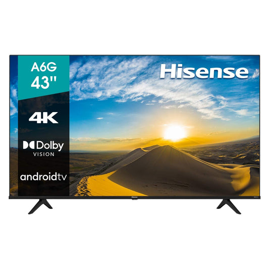 Hisense 43" A6G 4K Android Smart TV: Dolby Vision, Alexa, Game Mode, 2021 Model