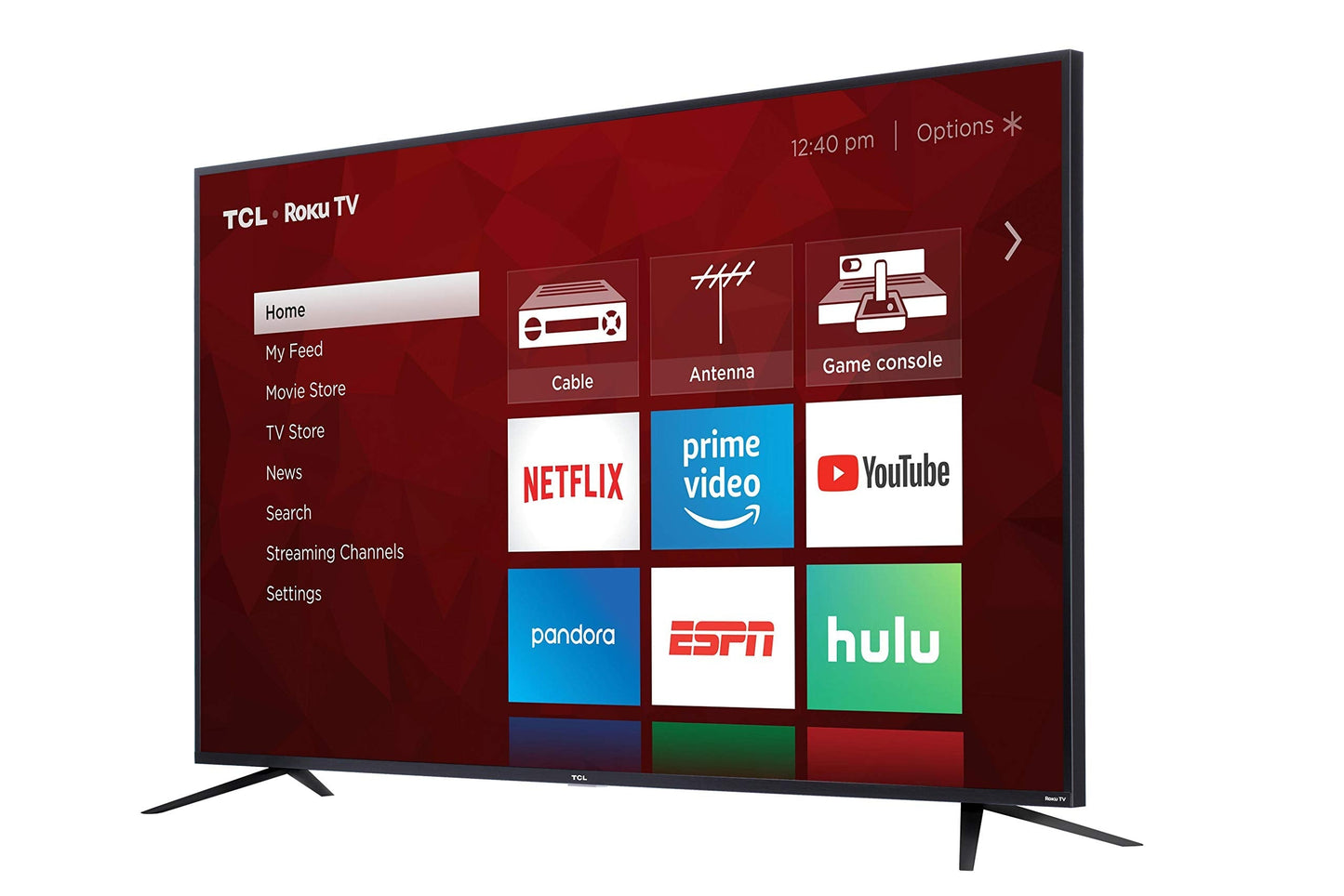TCL 50" 4K UHD Smart TV | Roku, 2019 Model, LED Display