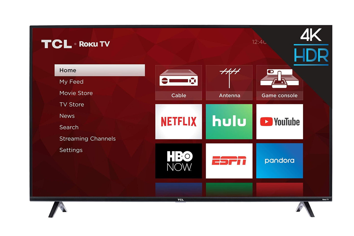 TCL 55" 4K UHD Smart TV | Roku, 2019 Model, LED Display