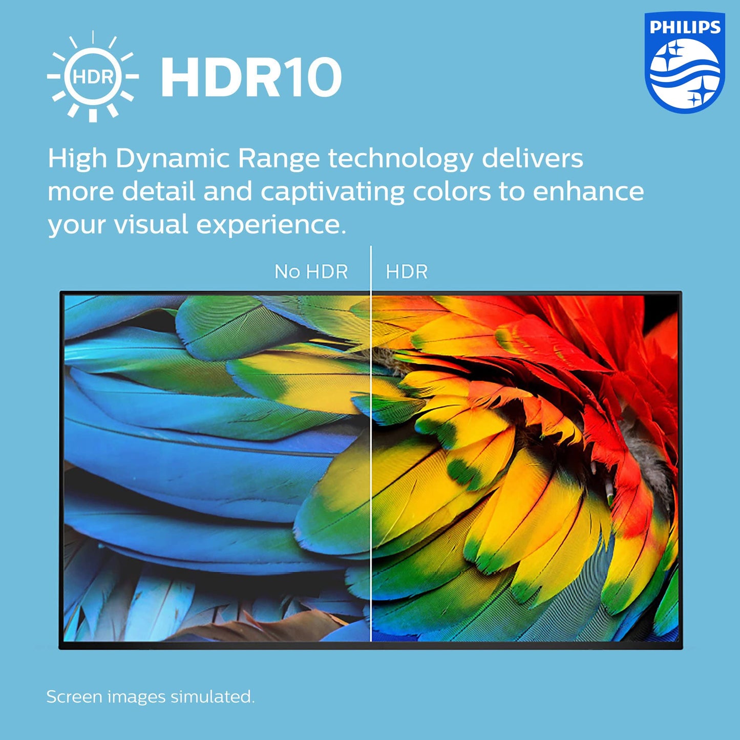 Philips 55" 4K UHD Android Smart TV – HDR10, Voice Remote, Chromecast & Google Assistant