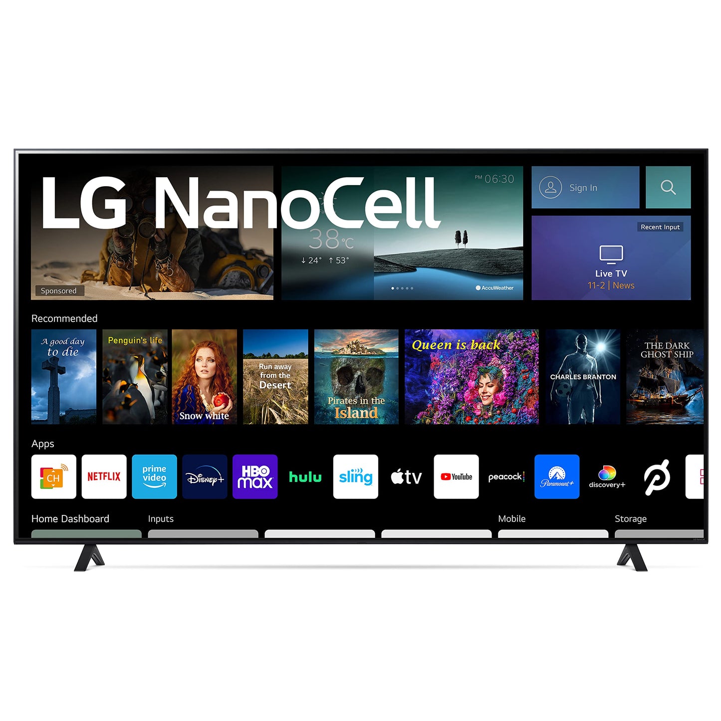 LG 55" Nano75 4K Smart TV w/ Alexa Built-in & AI (2022)