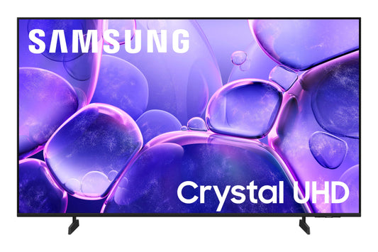 Samsung 70" U8000F Crystal UHD 4K Smart TV – Free Content, Crystal Processor, MetalStream & Alexa (2025)