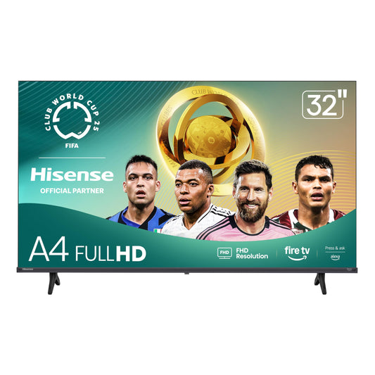 Hisense 32" A4 FHD Smart Fire TV: DTS Virtual:X, Slim Bezel, Alexa, 2025 Model