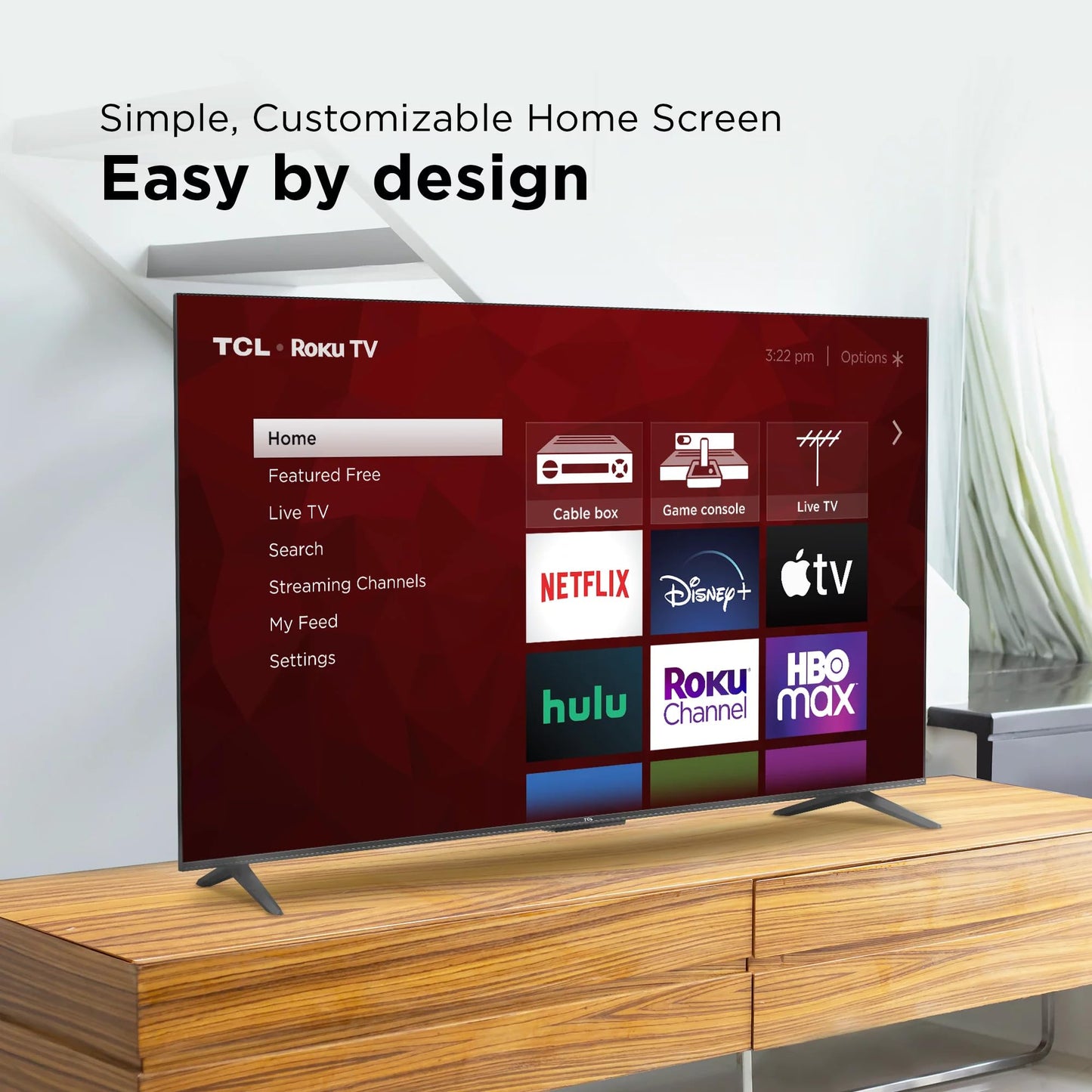 Renewed TCL 43" 4K UHD Smart TV | Roku, HDR, Voice Assist