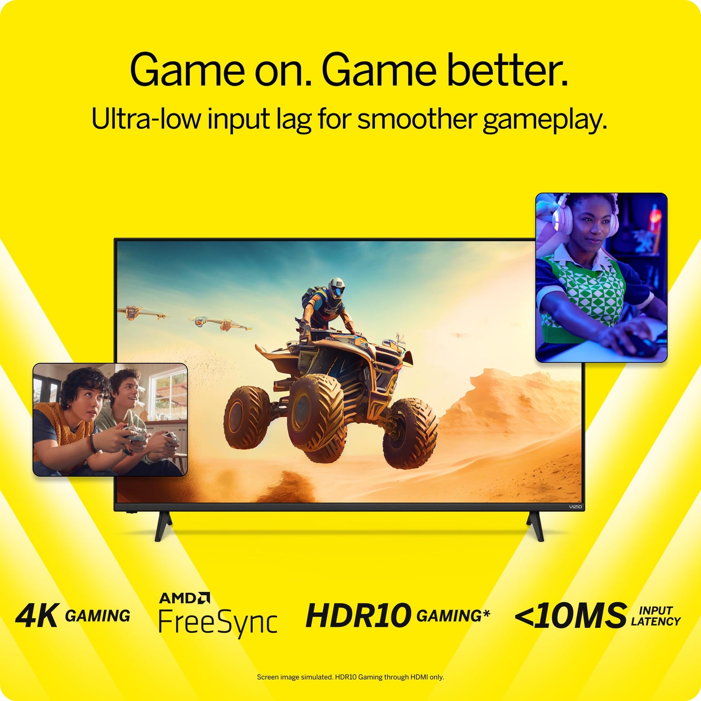 VIZIO 43-inch V-Series 4K LED HDR Smart TV w/Dolby Vision, WiFi 6E, Bluetooth Headphone Capable, AMD FreeSync & Alexa Compatibility, V435M-K04, 2023 Model