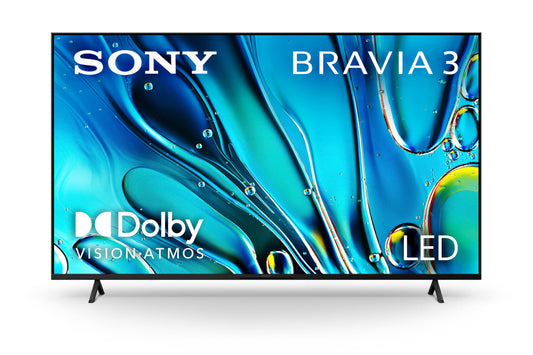 Sony 65-Inch Class 4K Ultra HD BRAVIA 3 LED Smart TV with Google TV Dolby Vision HDR, PS5 Exclusive Features, K-65S30