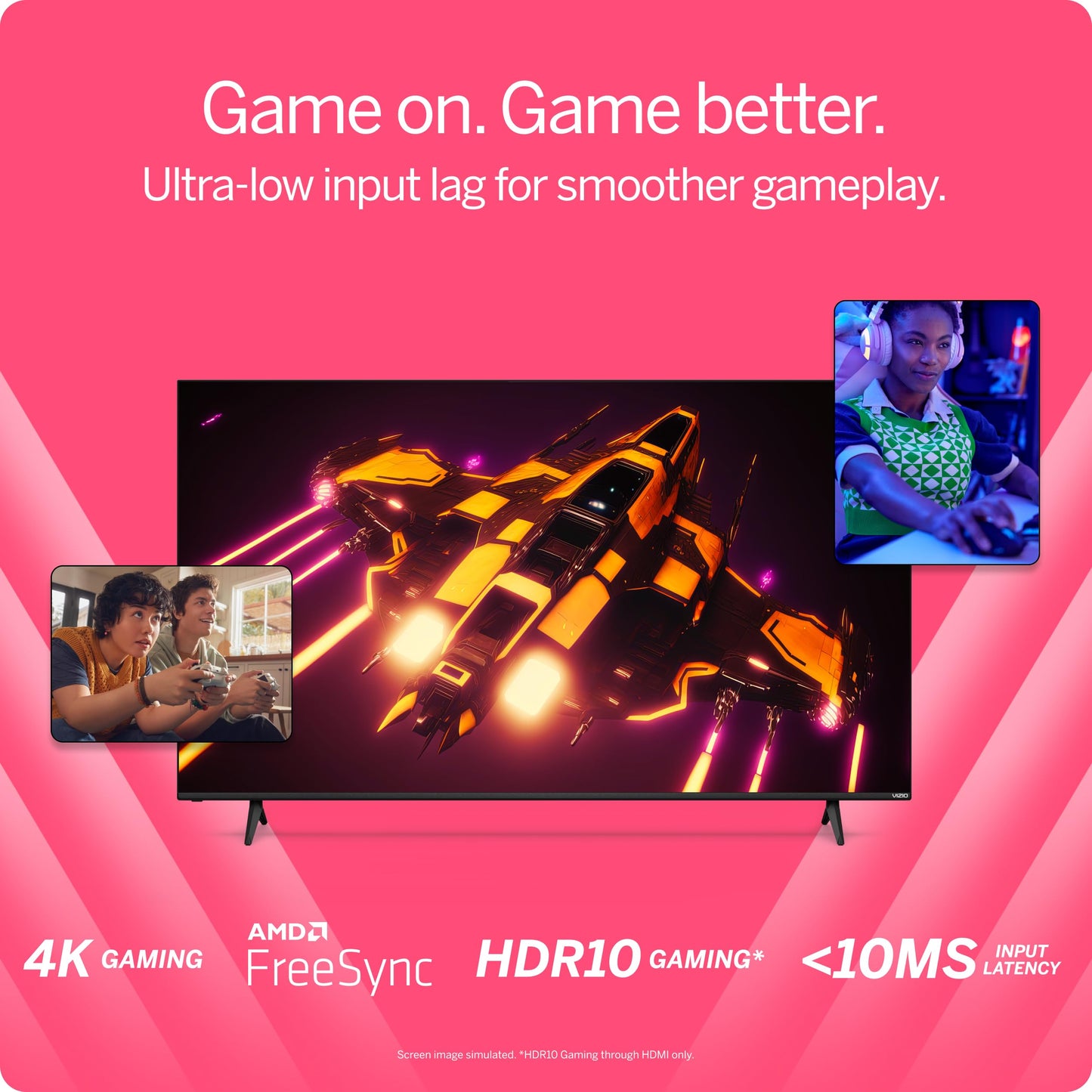 VIZIO 43-inch MQ6 Series 4K QLED HDR Smart TV w/Dolby Vision, WiFi 6E, Bluetooth Headphone Capable, AMD FreeSync & Alexa Compatibility, M43Q6M-K04, 2023 Model