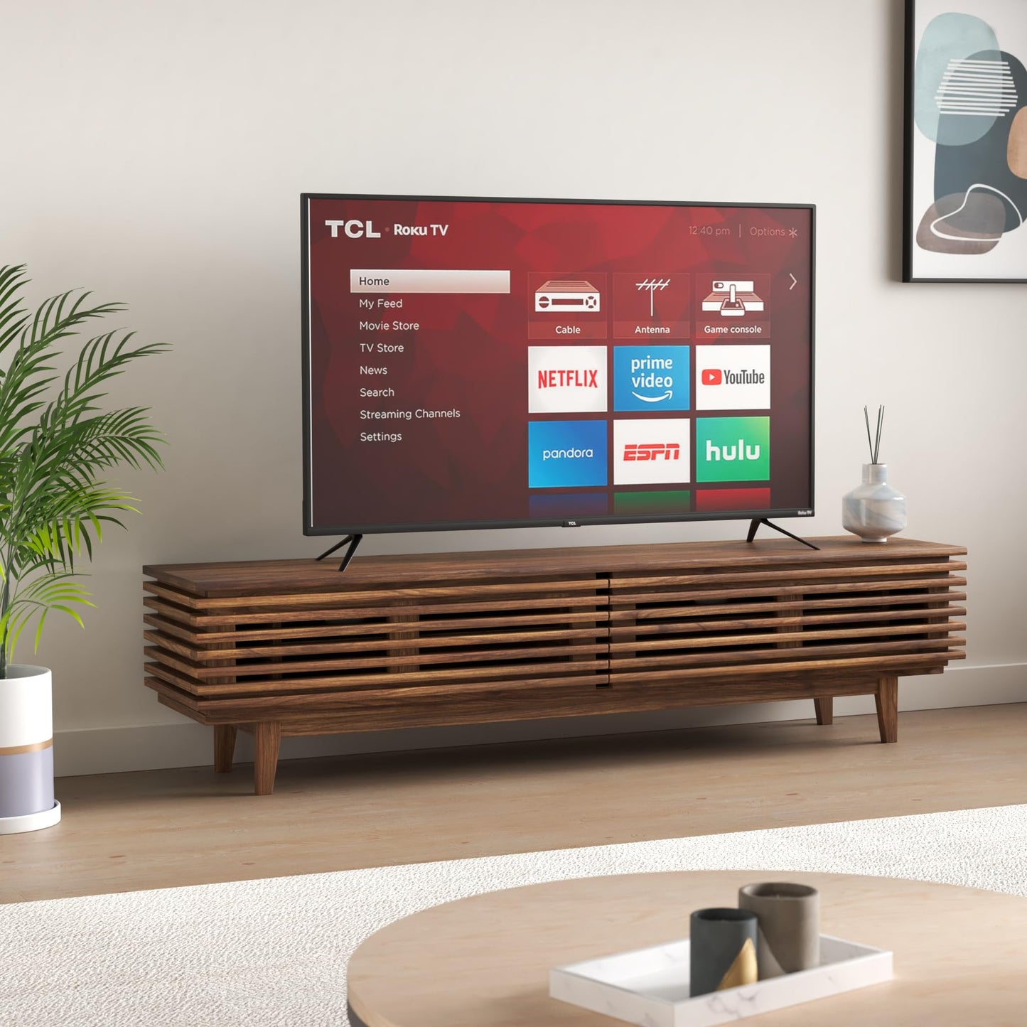 TCL 65" 4K UHD Smart TV | Roku, HDR, 2021 Model