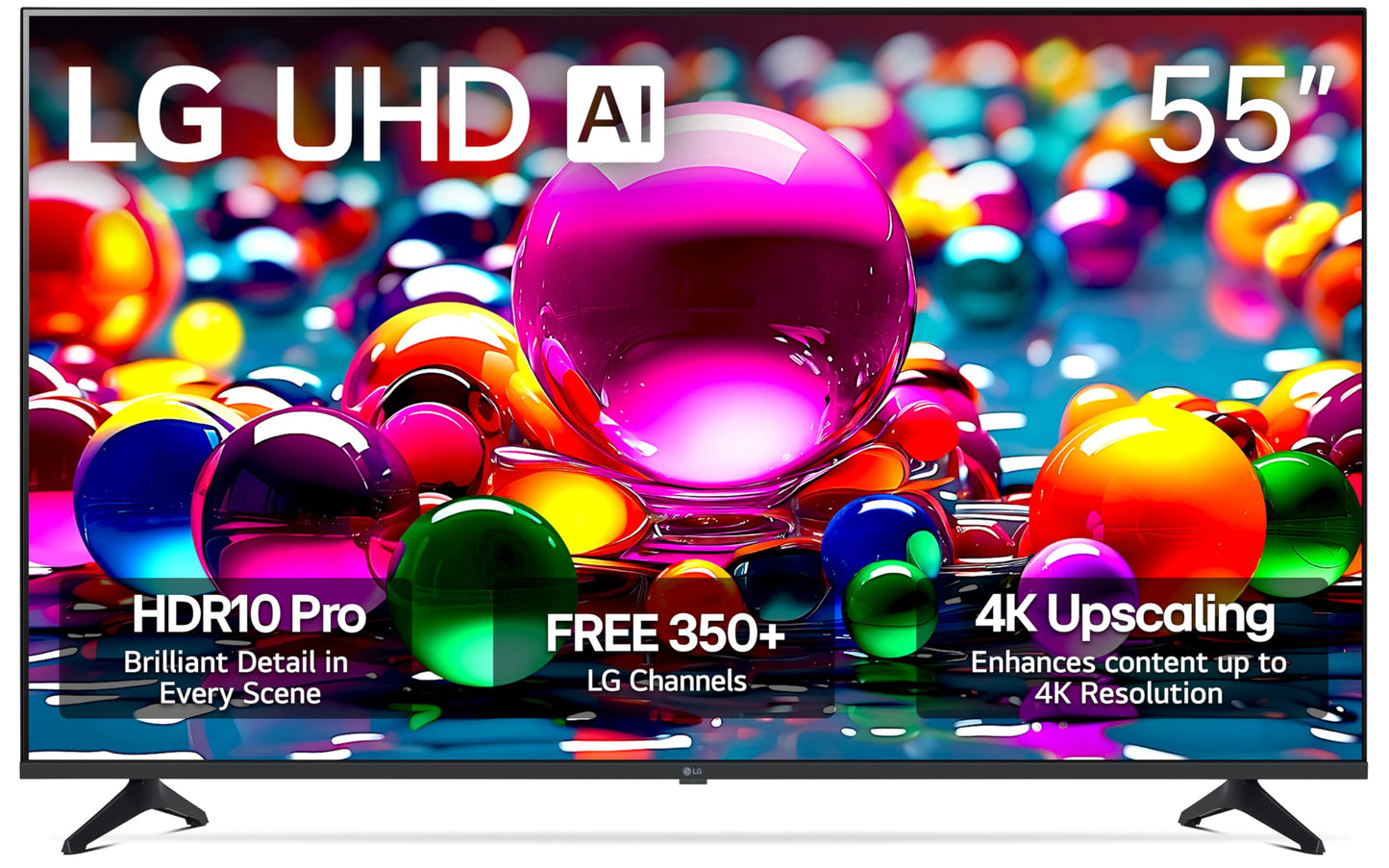 LG 55" 4K UHD Smart TV w/ AI Sound Pro & 4K Upscaling (2025)
