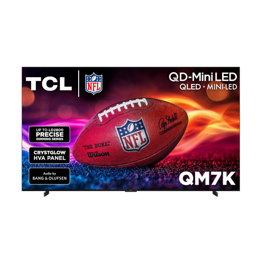 TCL 98" QM7K QD-Mini LED 4K TV | 144Hz, B&O Audio, Google TV (2025)