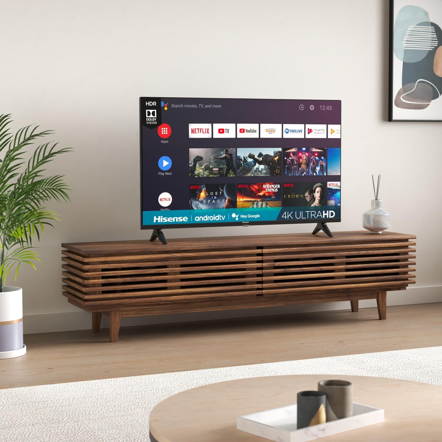 Hisense 43-Inch Class R6090G Roku 4K UHD Smart TV with Alexa Compatibility (43R6090G, 2020 Model)