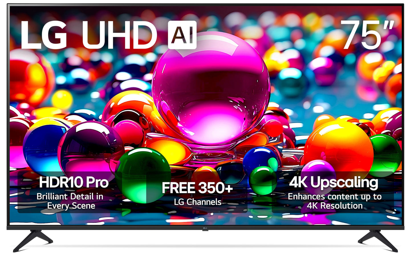 LG 75" 4K UHD Smart TV w/ AI Sound Pro & 4K Upscaling | Alexa (2025)