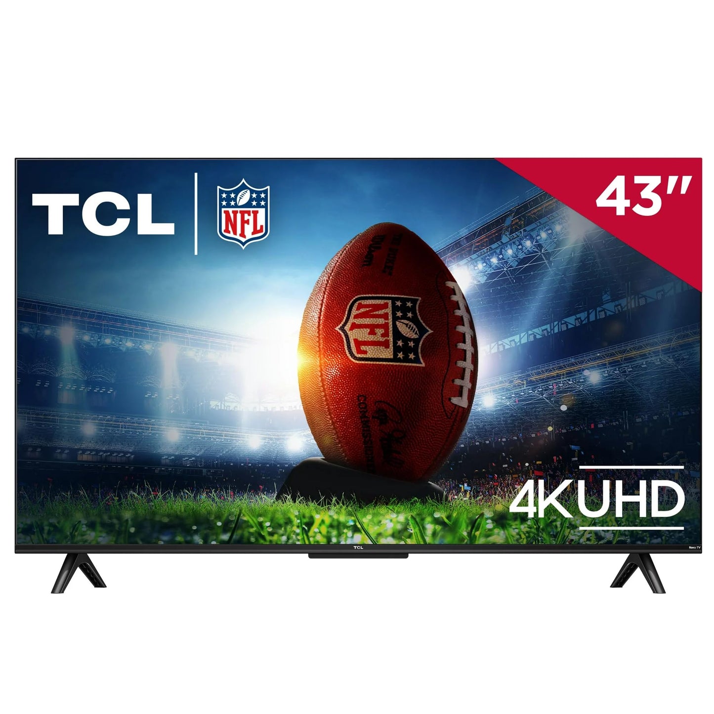 Renewed TCL 43" 4K UHD Smart TV | Roku, HDR, Voice Assist