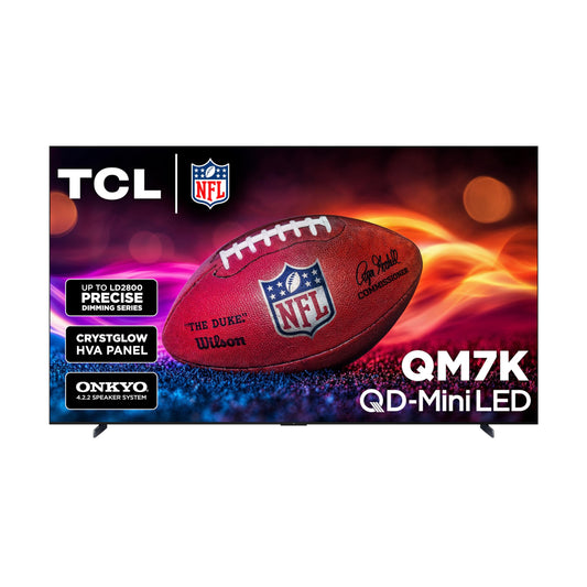 TCL 115" QM7K QD-Mini LED 4K TV | 288Hz, Dolby Vision IQ, Atmos