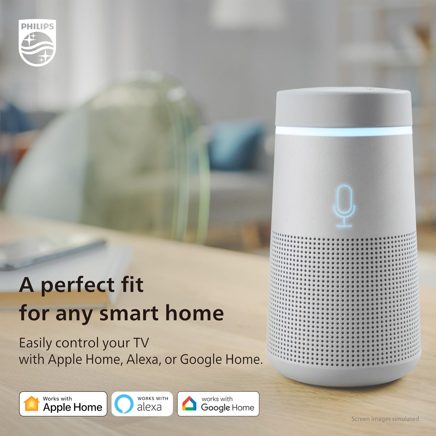 Philips 32" FHD 1080p Roku Smart TV, Alexa, Google Home, Renewed