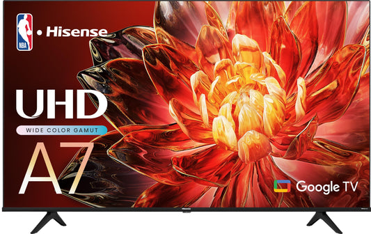 Hisense 55 Feast your eyes on this: 55" A7 4K Smart Google TV: Voice Remote, Game Mode, Chromecast, 2024